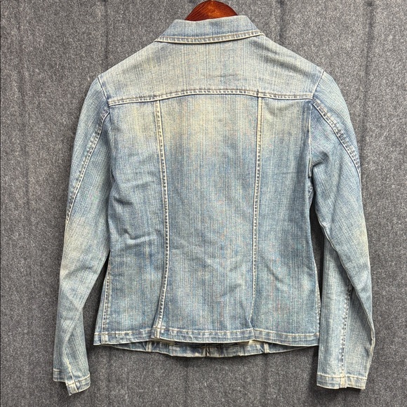 Talbots Classic Light Blue Jean Jacket - Picture 3 of 5